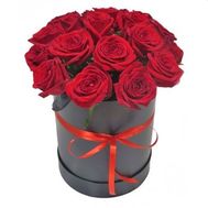 Box of red roses