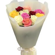 Bouquet of multicolored roses