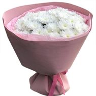 Bouquet of 15 white chrysanthemums