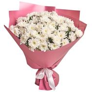 Bouquet of 19 white chrysanthemums