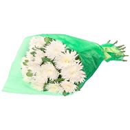 Bouquet of 15 white chrysanthemums