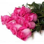 Bouquet of 11 pink roses