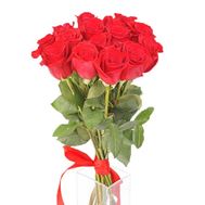 Bouquet of 15 red roses