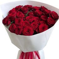 Bouquet of 25 red roses flowers