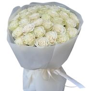 Bouquet of 35 white roses