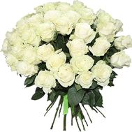 Bouquet of 55 white roses