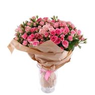 Bouquet of 35 bush roses