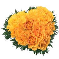 17 yellow roses