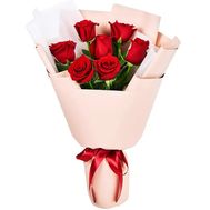 Bouquet of 7 red roses
