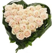 25 white roses