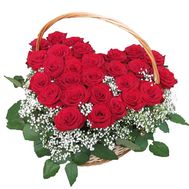 27 red roses