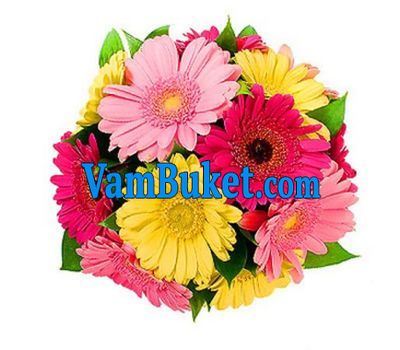 Bouquet of 15 colorful ribbons