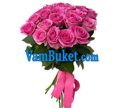 Bouquet of 25 pink roses