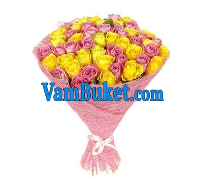 Bouquet of 55 roses