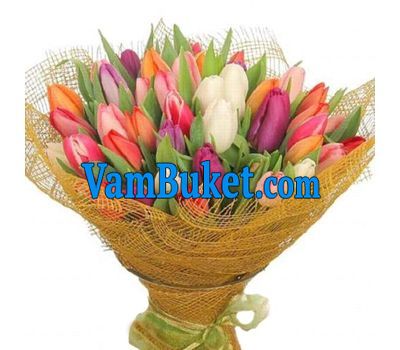 Bouquet of 101 tulips