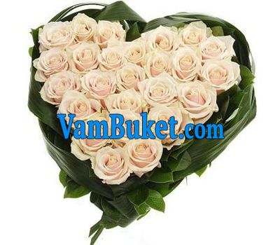 25 white roses