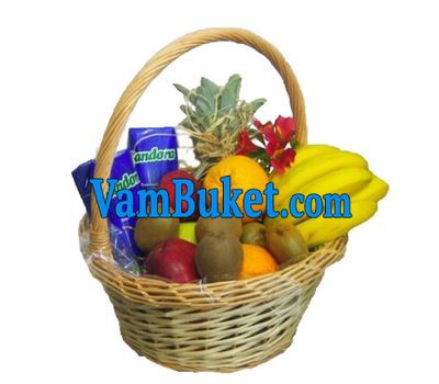 Fruit basket for New Year''s holidays