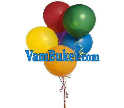 5 balloons